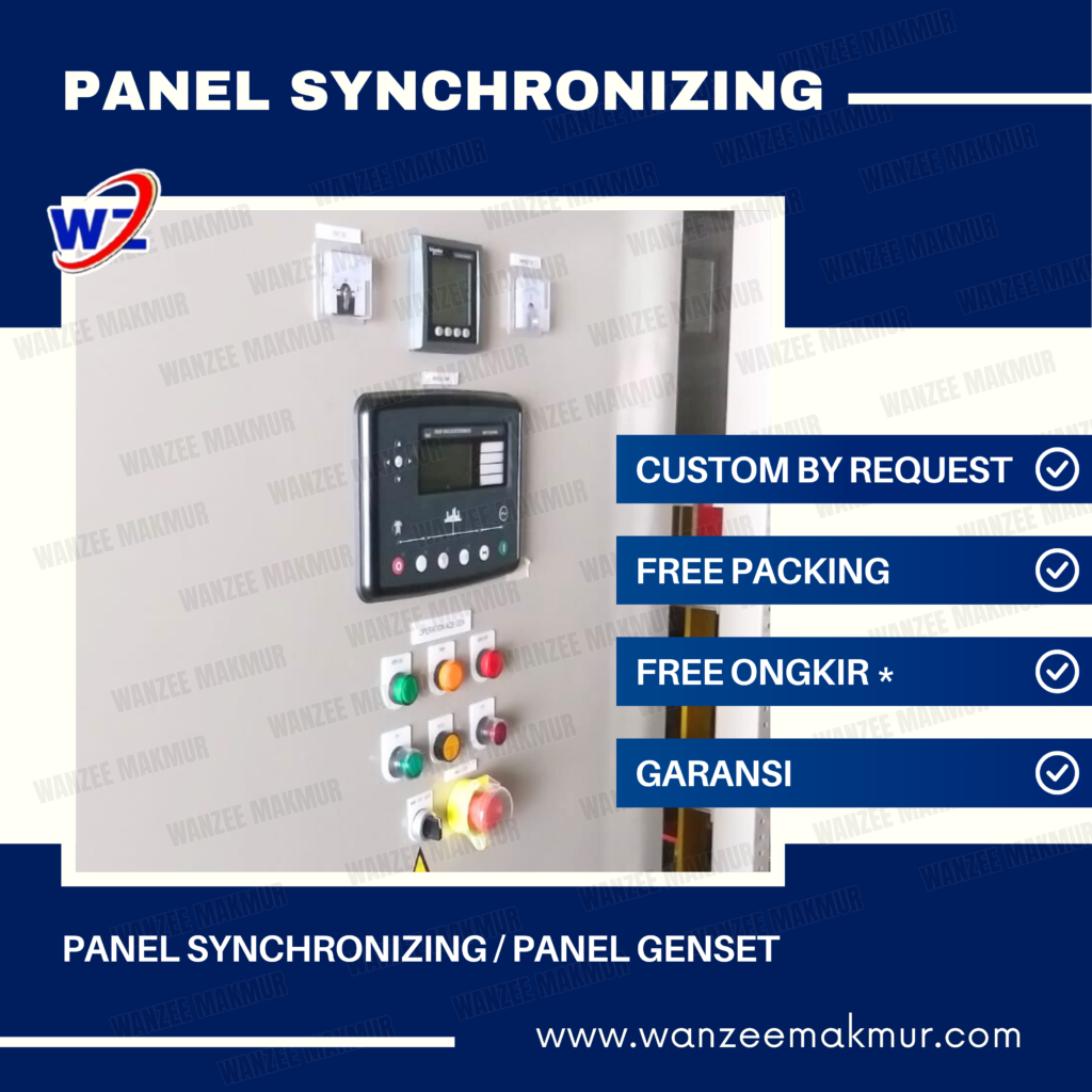 pembutan panel synchronizing / panel genset di kawasan industri di karawang