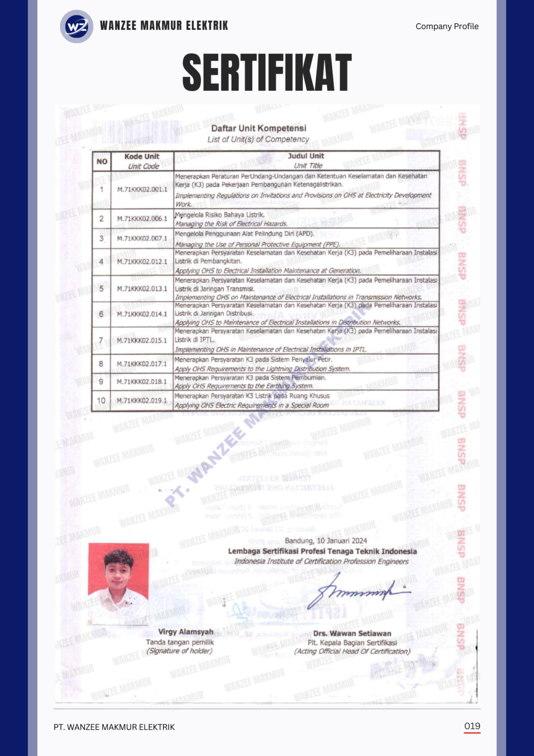 sertifikat virgy teknisi k3 listrik 2
