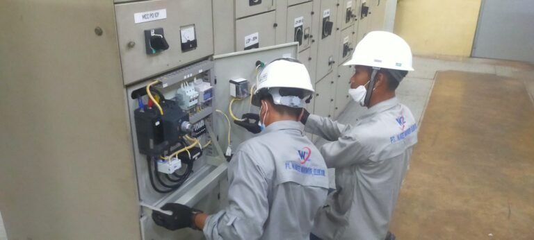 Proses perbaikan panel MCC